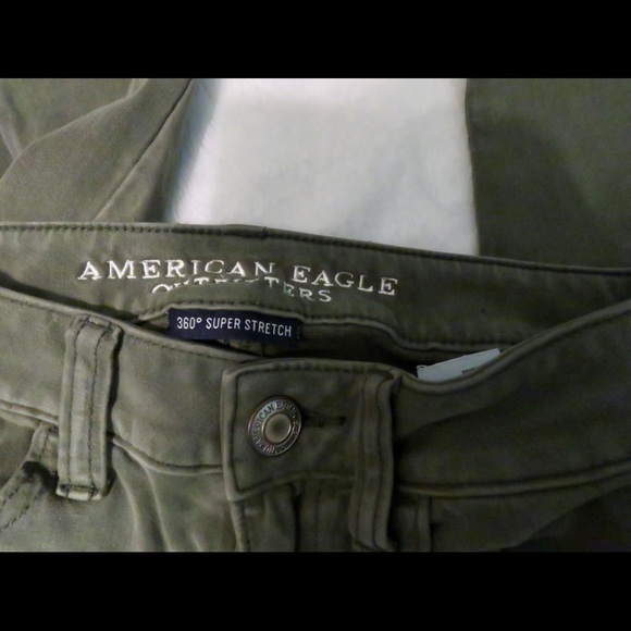 American Eagle Army Green Jeggings - Picture 3 of 6